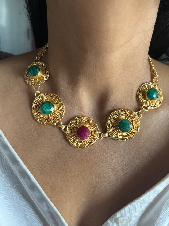 Statement Sapphire Necklace