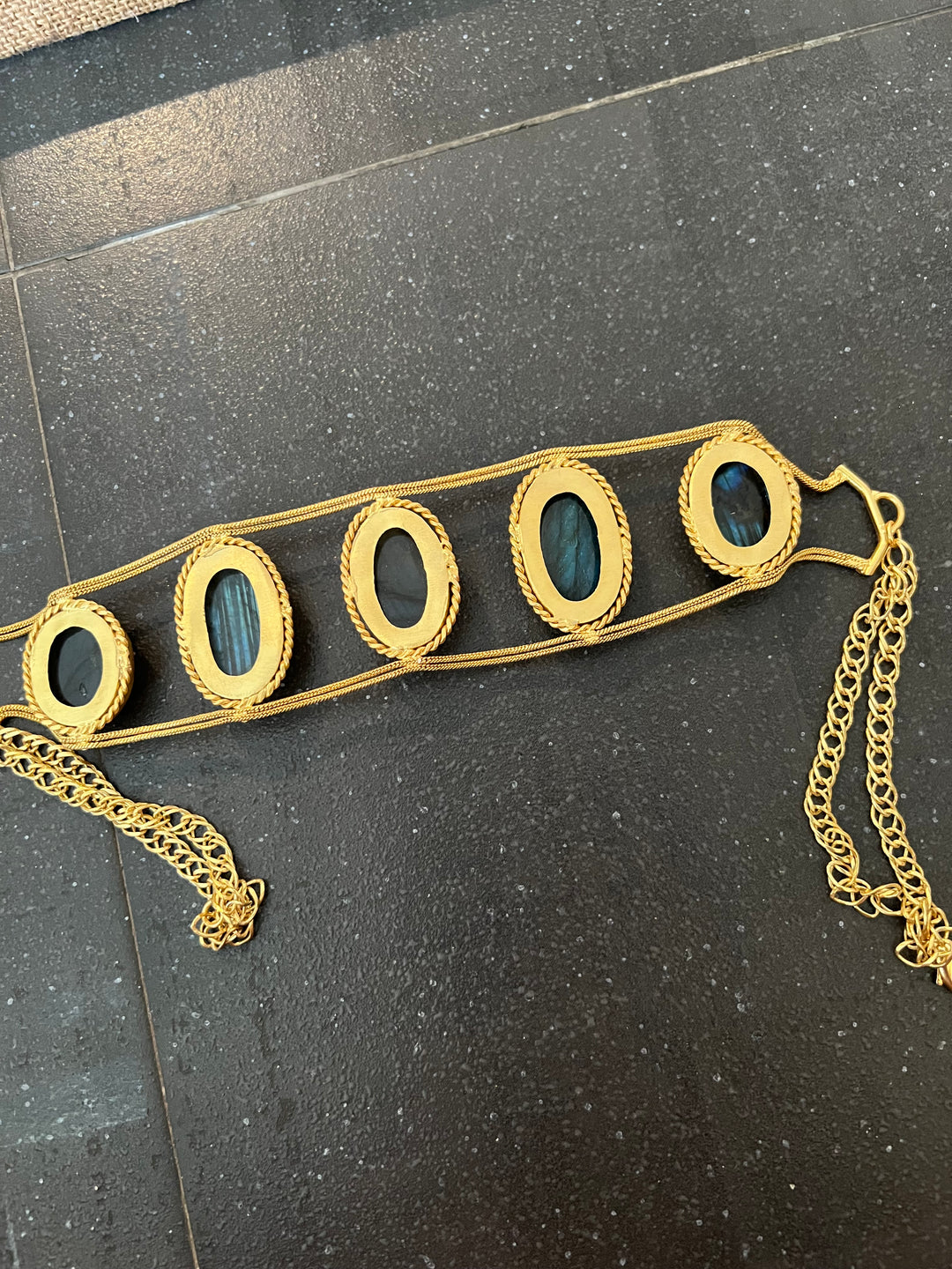 Statement Labradorite Choker / One of a kind Jewellery/ Indian Choker