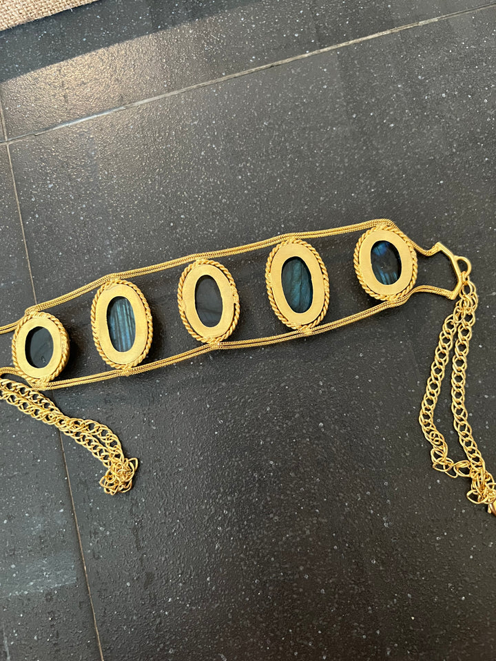 Statement Labradorite Choker / One of a kind Jewellery/ Indian Choker