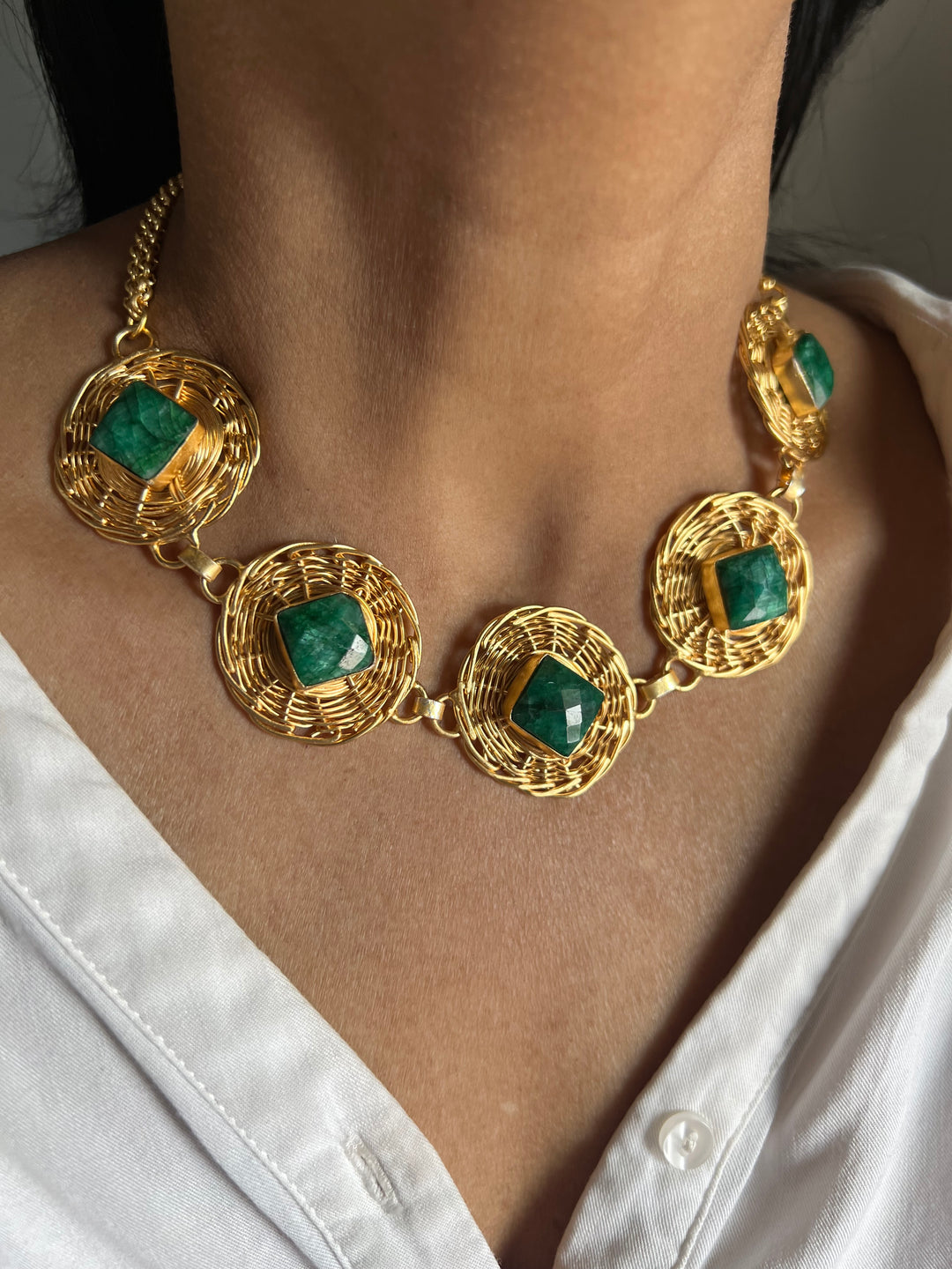 Statement Sapphire Necklace