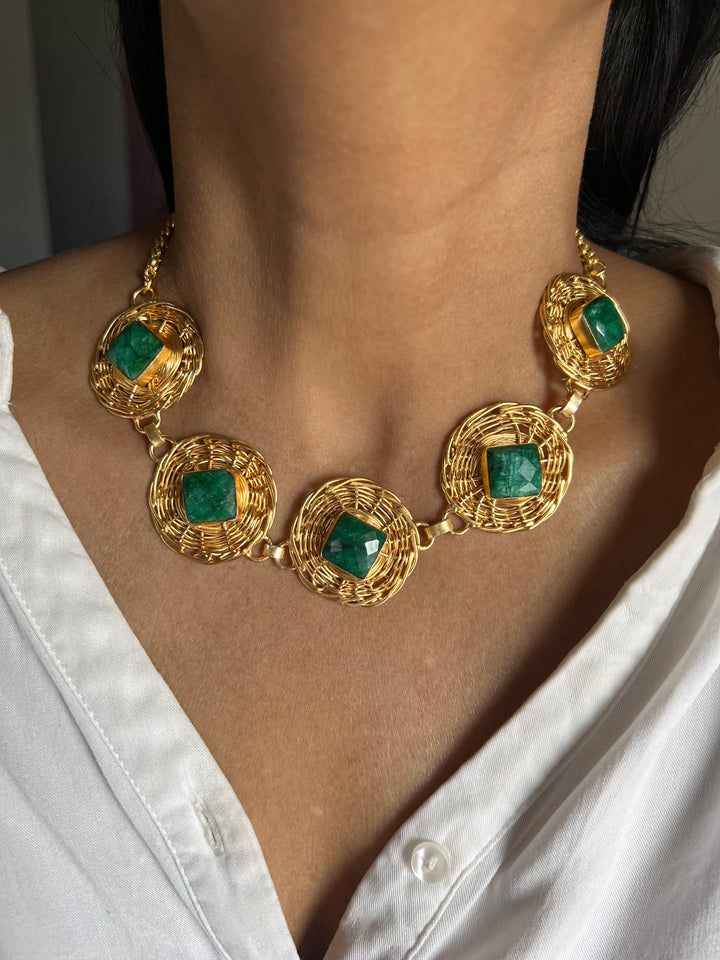 Statement Sapphire Necklace