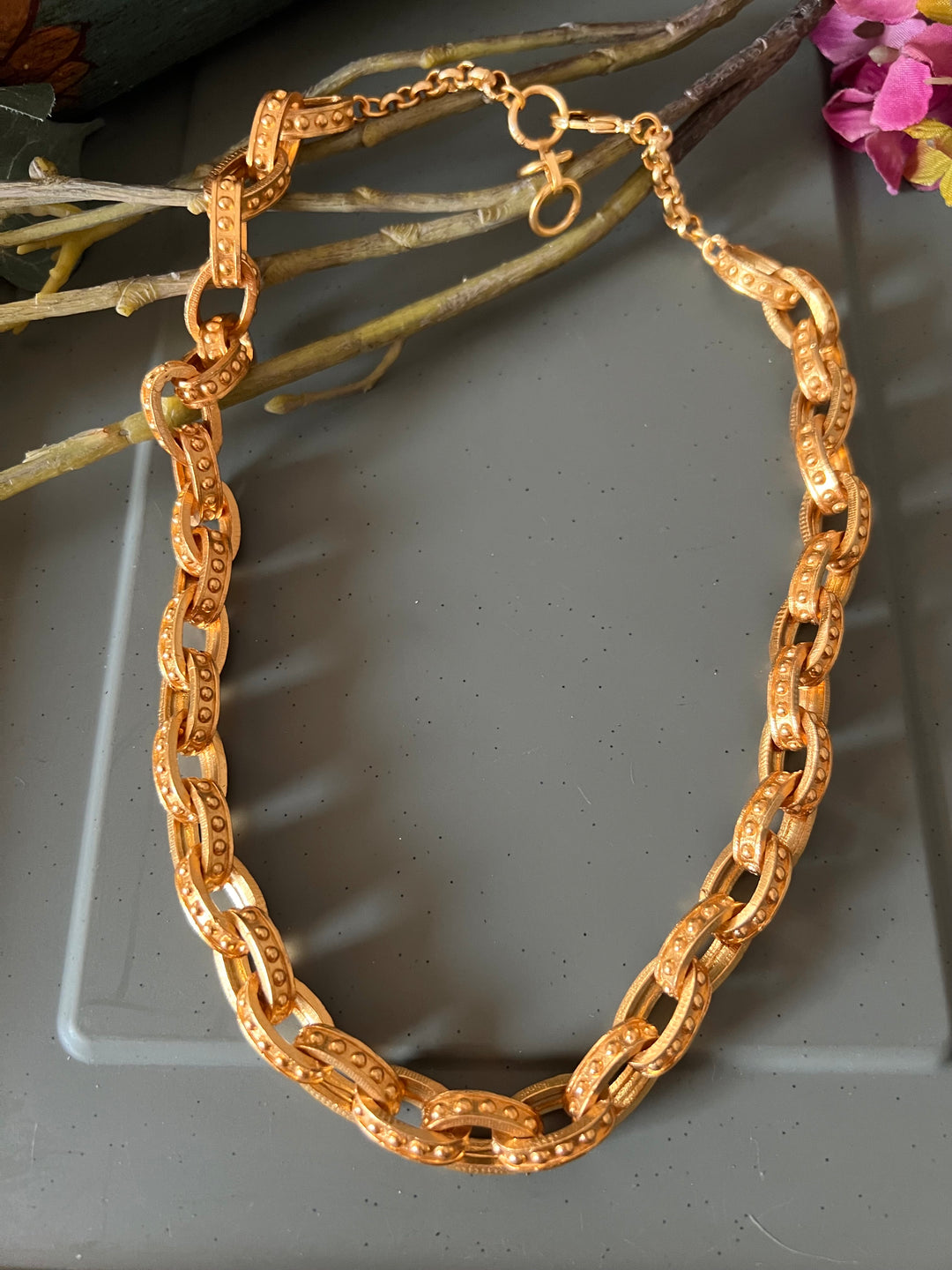 Solid Brass Chain Necklace