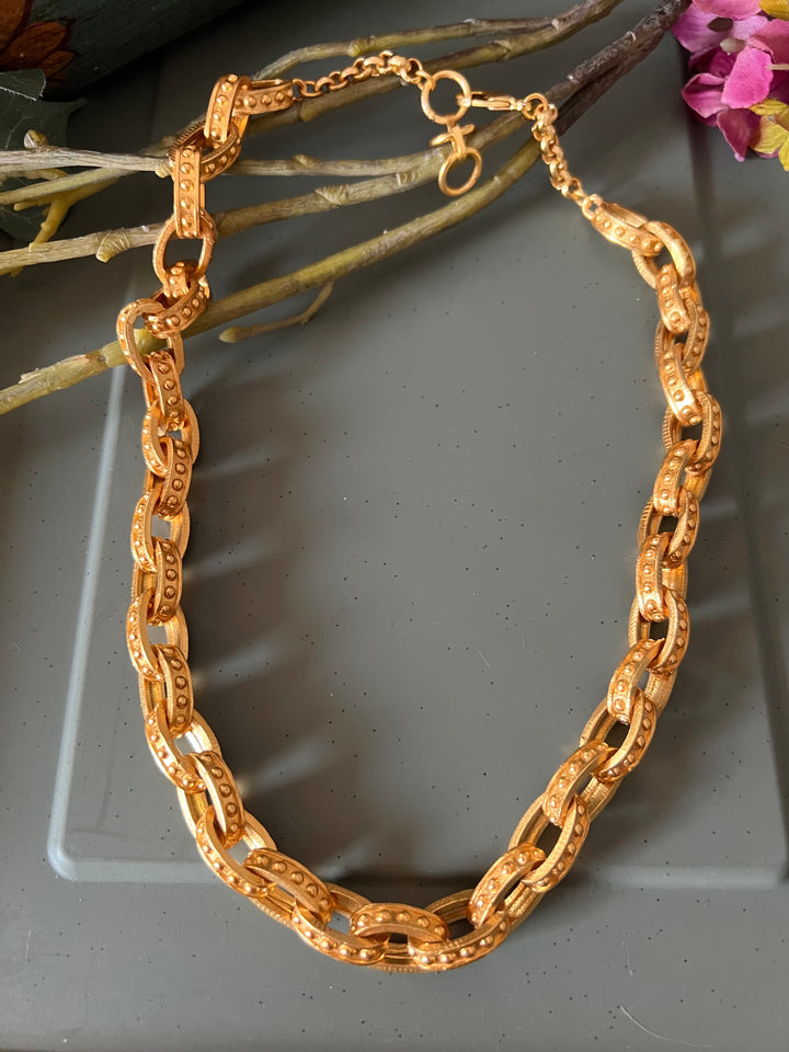 Solid Brass Chain Necklace