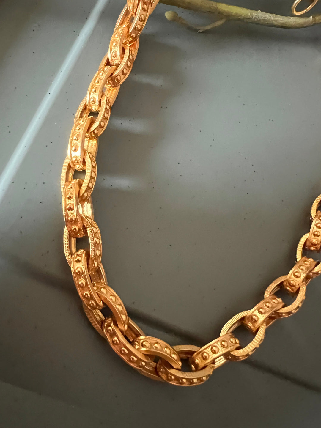Solid Brass Chain Necklace