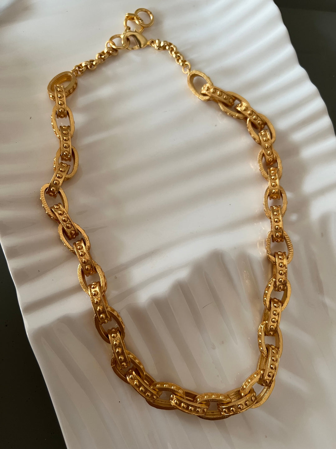 Solid Brass Chain Necklace
