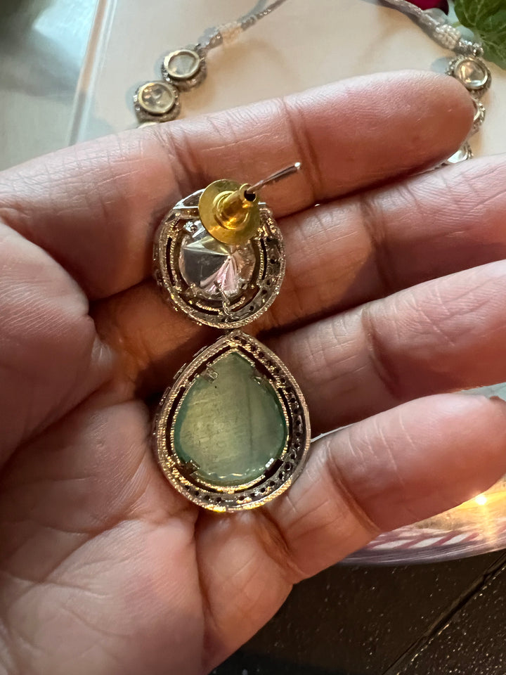 Exquisite Victorian Kundan Choker Necklace with Earrings - Timeless Elegance and Royal Charm