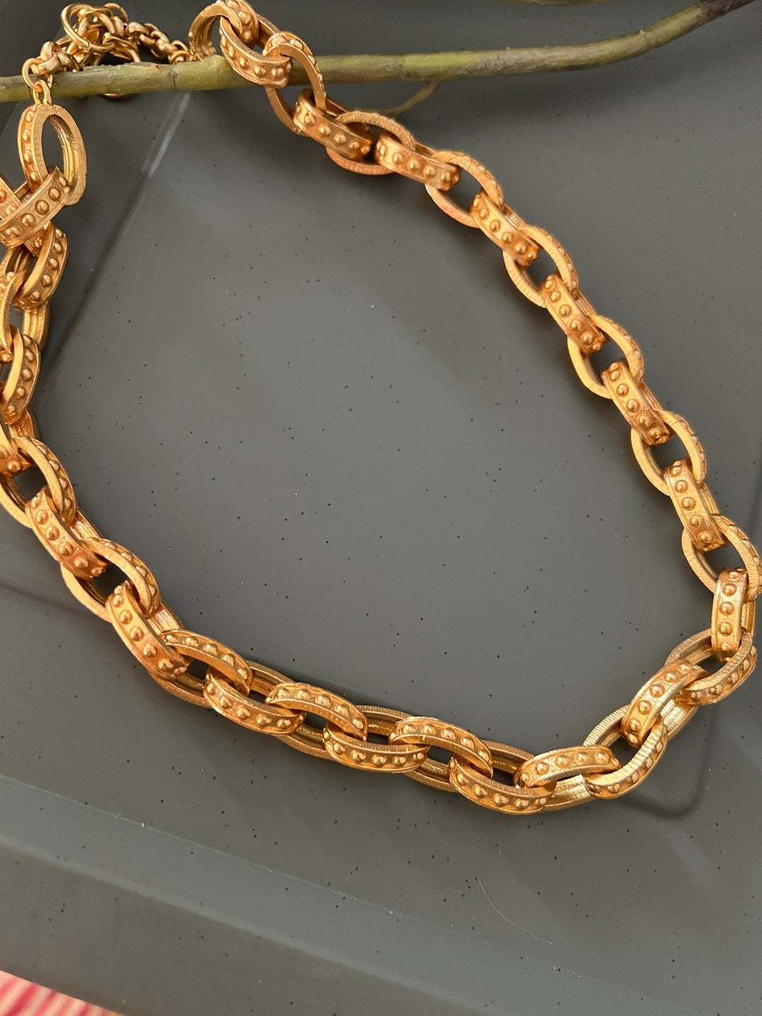 Solid Brass Chain Necklace