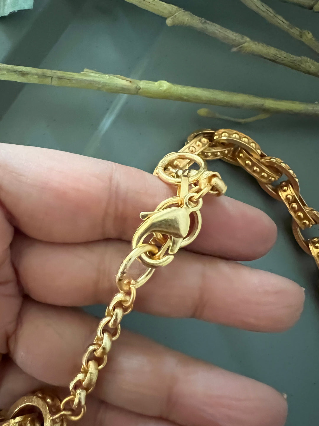 Solid Brass Chain Necklace