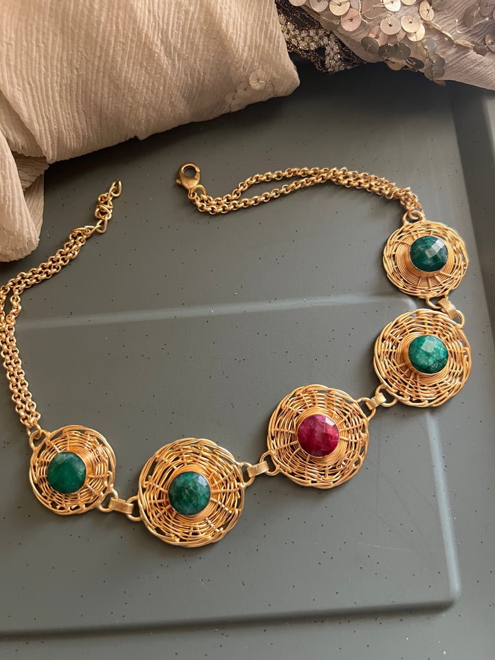 Statement Sapphire Necklace