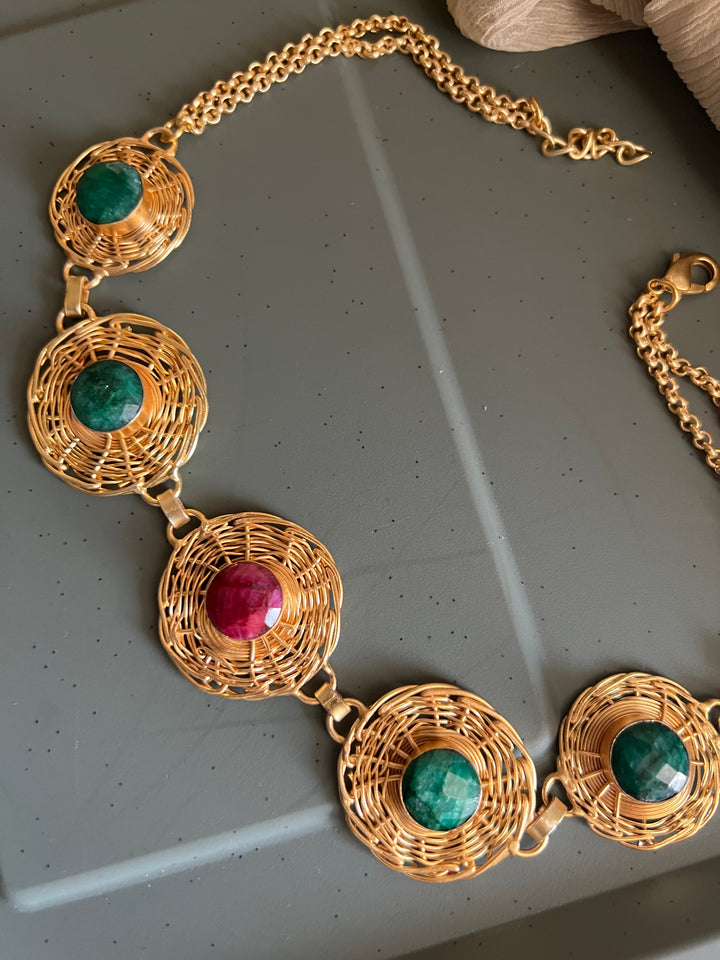 Statement Sapphire Necklace