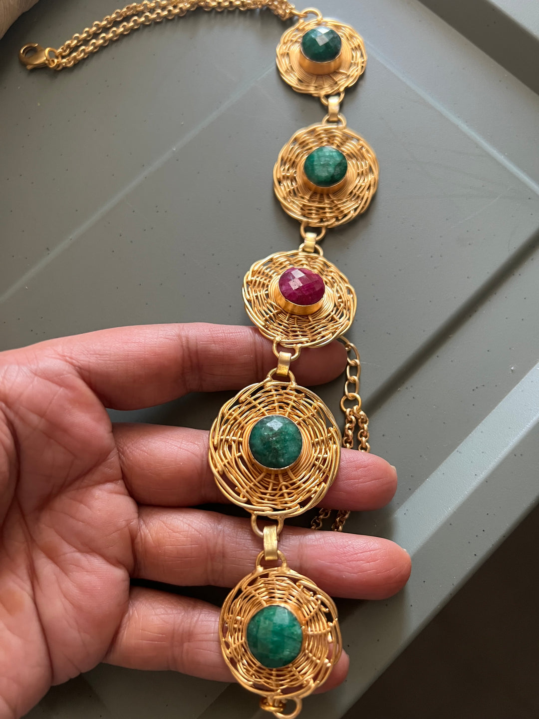 Statement Sapphire Necklace