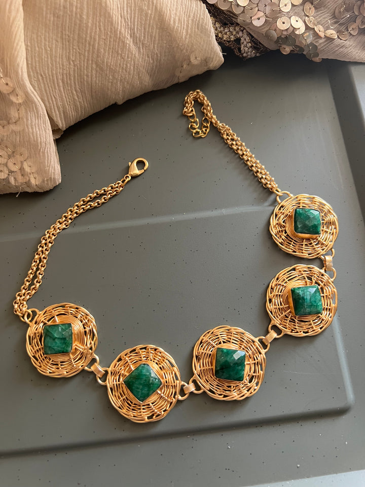 Statement Sapphire Necklace