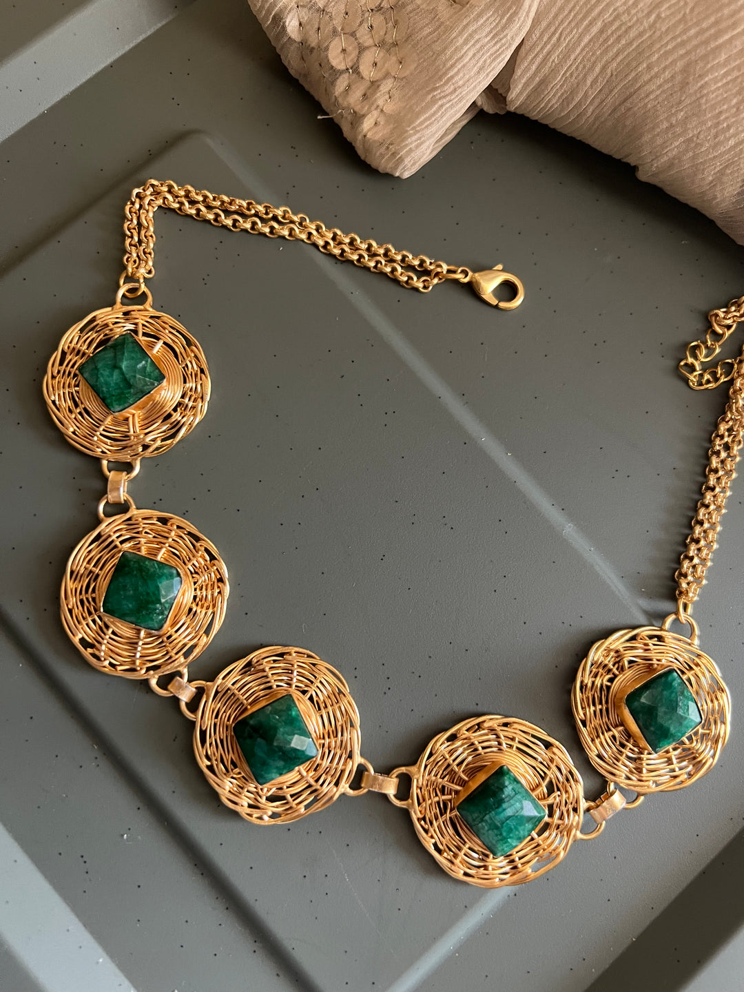 Statement Sapphire Necklace