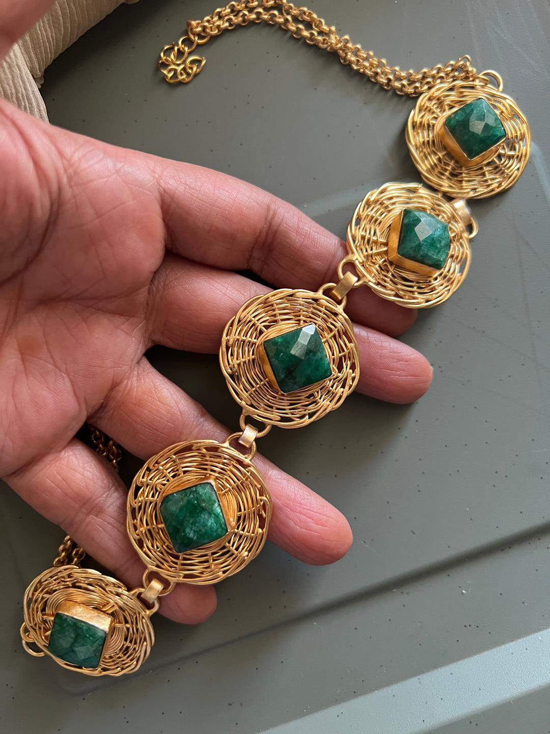 Statement Sapphire Necklace