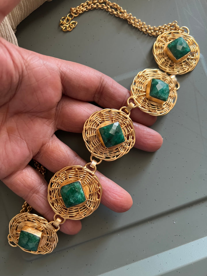 Statement Sapphire Necklace