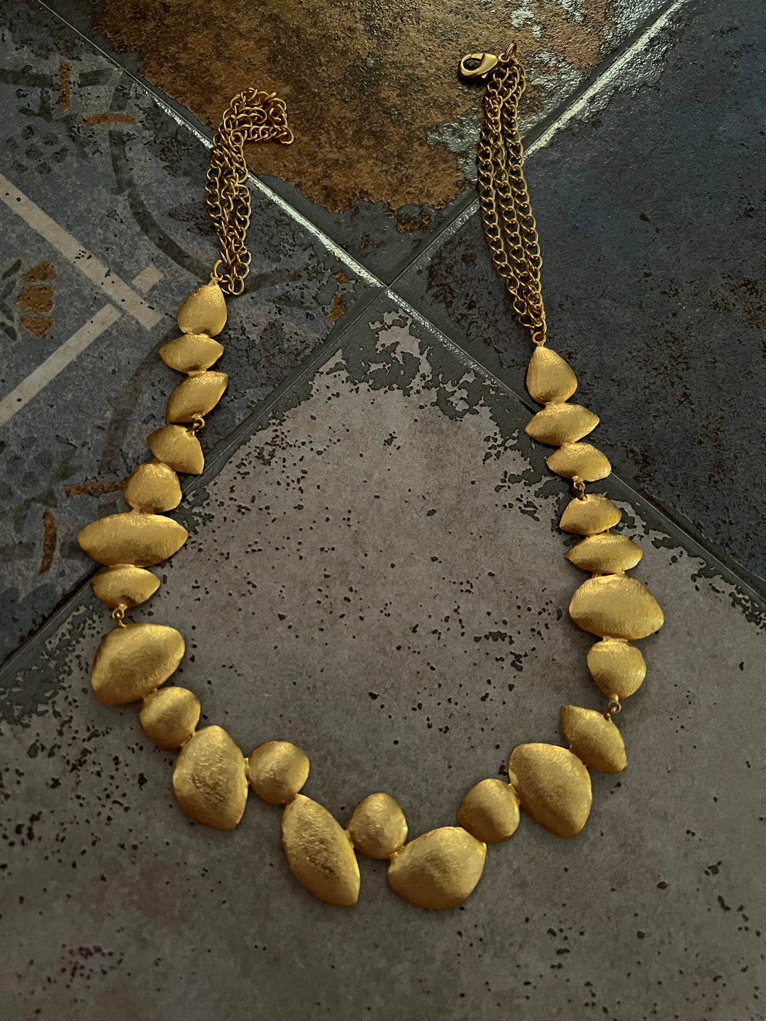 Distinctive Allure: Designer Brass Necklace (Premium Quality)