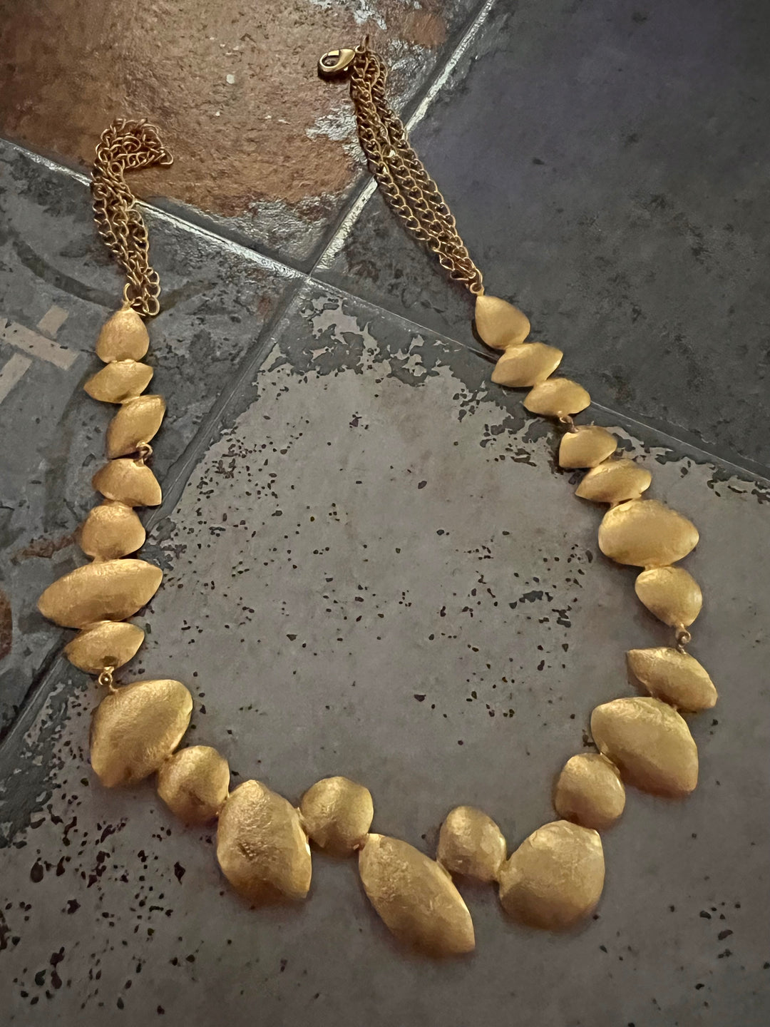 Distinctive Allure: Designer Brass Necklace (Premium Quality)