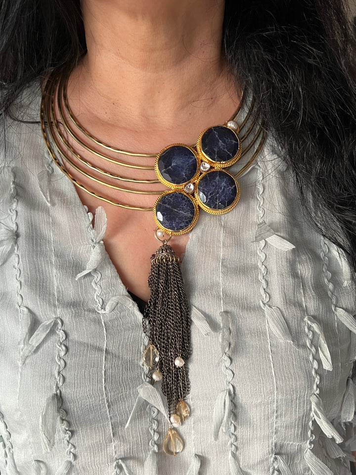 Artisan Crafted: Premium Designer Hasli Necklace