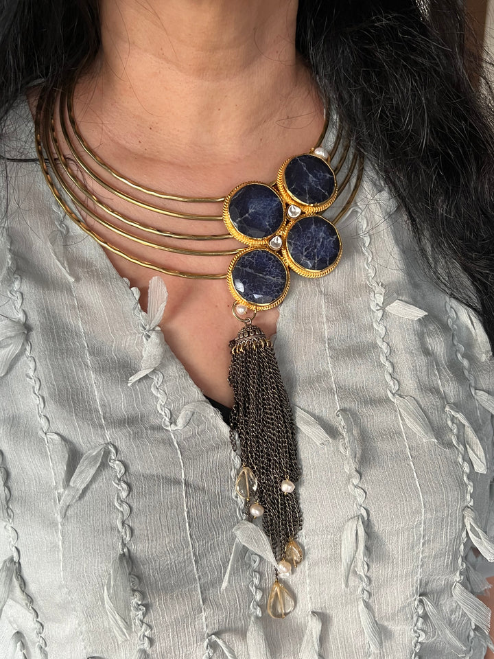 Artisan Crafted: Premium Designer Hasli Necklace