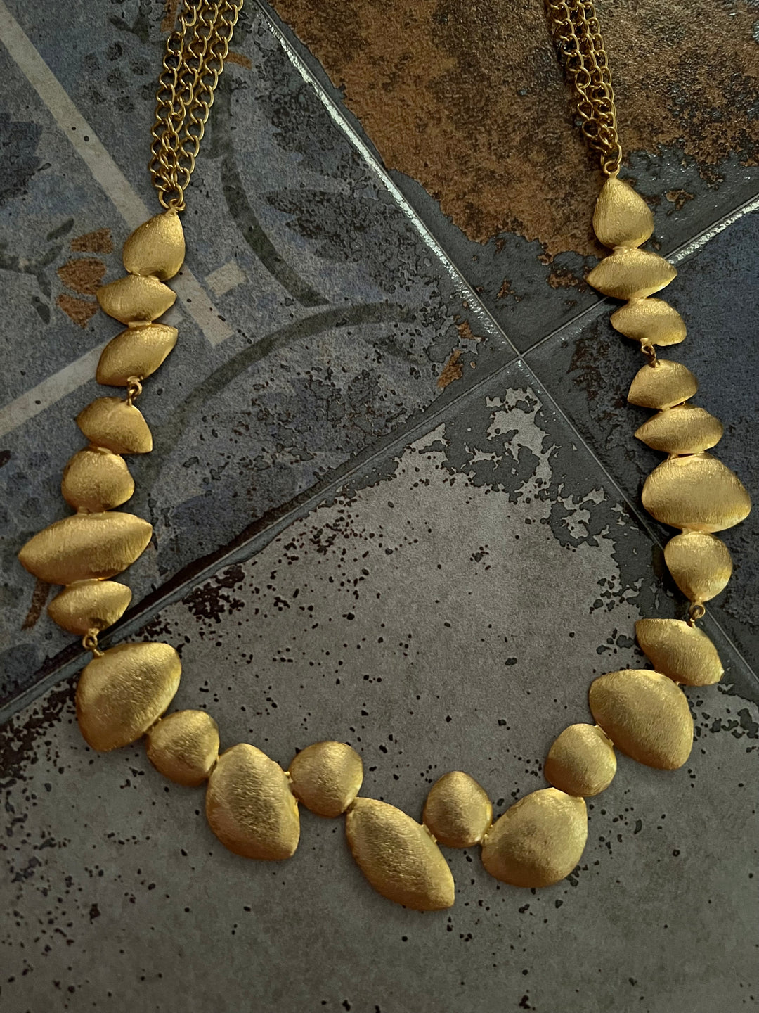Distinctive Allure: Designer Brass Necklace (Premium Quality)