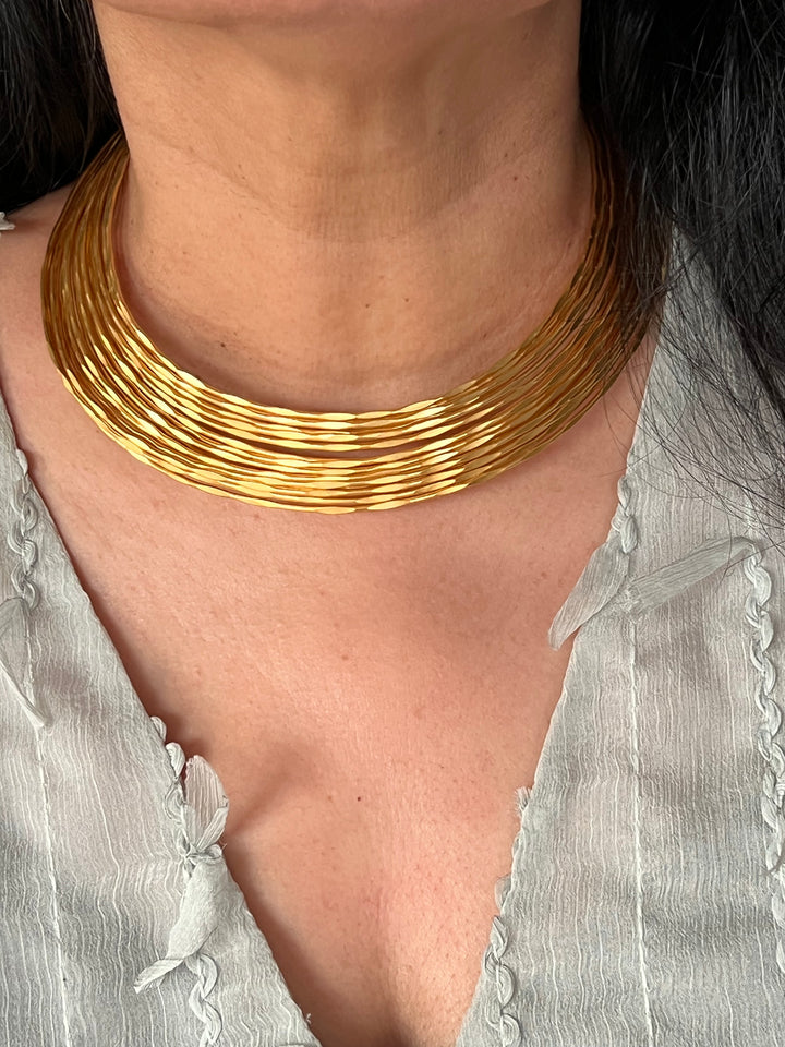 Artisan Crafted: Premium Designer Hasli Necklace