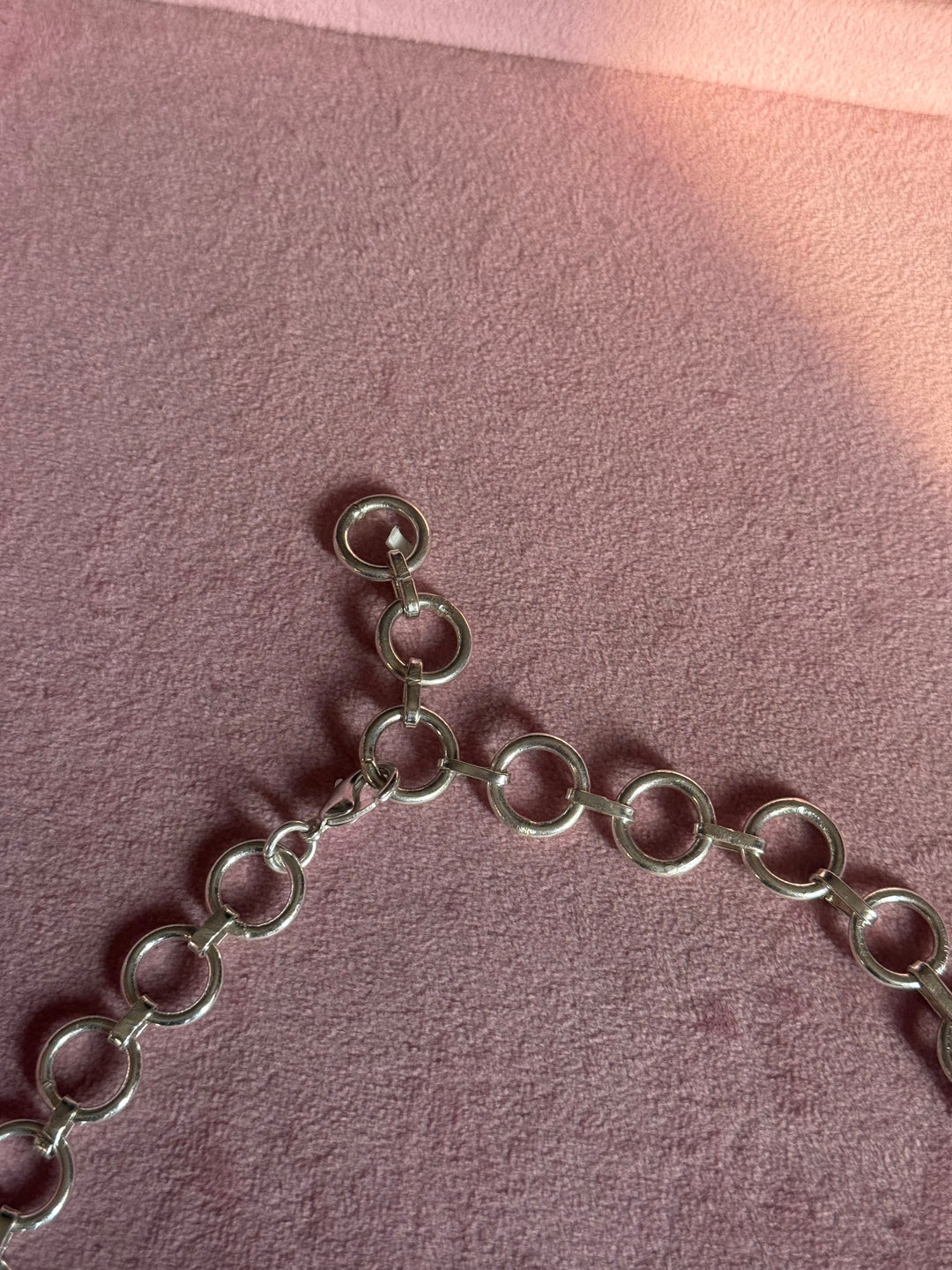 Statement Choker – Silver Brass, Adjustable Necklace