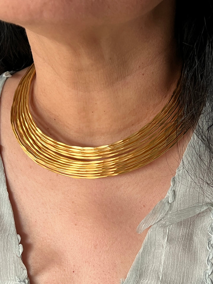 Artisan Crafted: Premium Designer Hasli Necklace