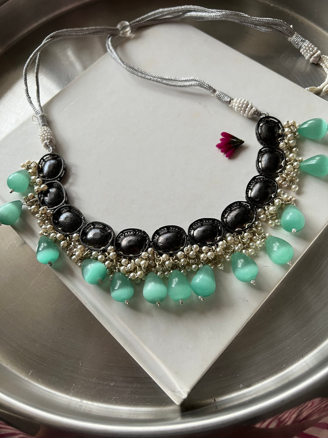 Exquisite Victorian Kundan Choker Necklace with Earrings - Timeless Elegance and Royal Charm