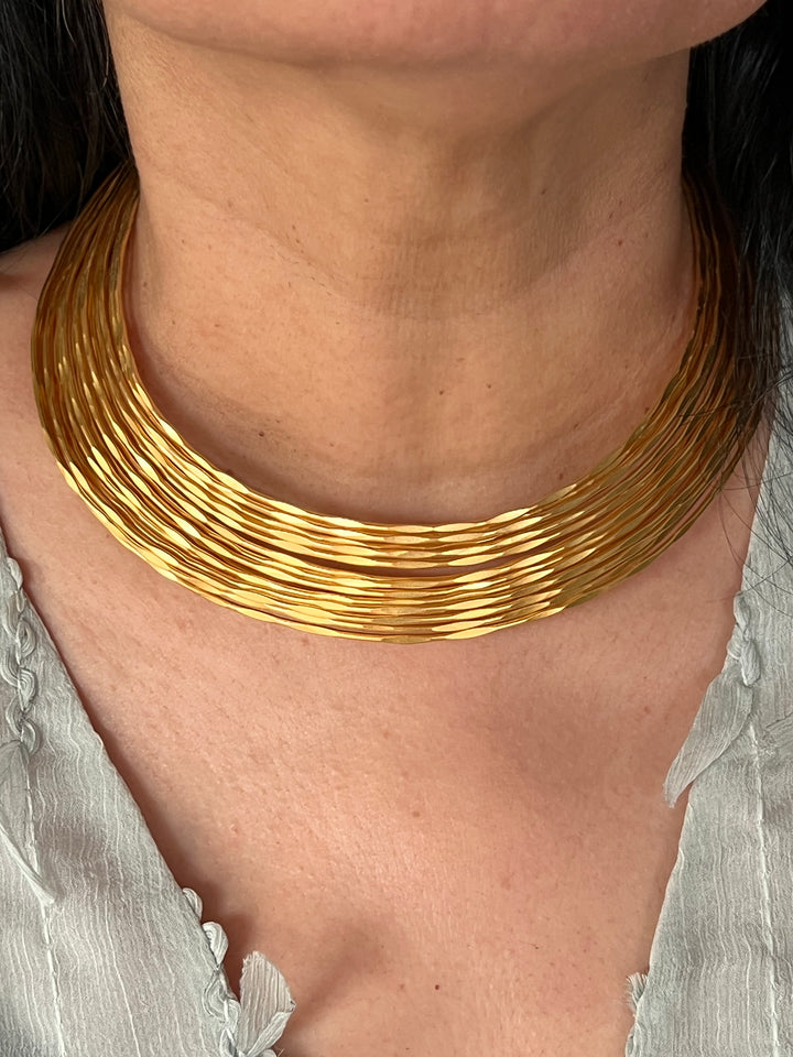 Artisan Crafted: Premium Designer Hasli Necklace