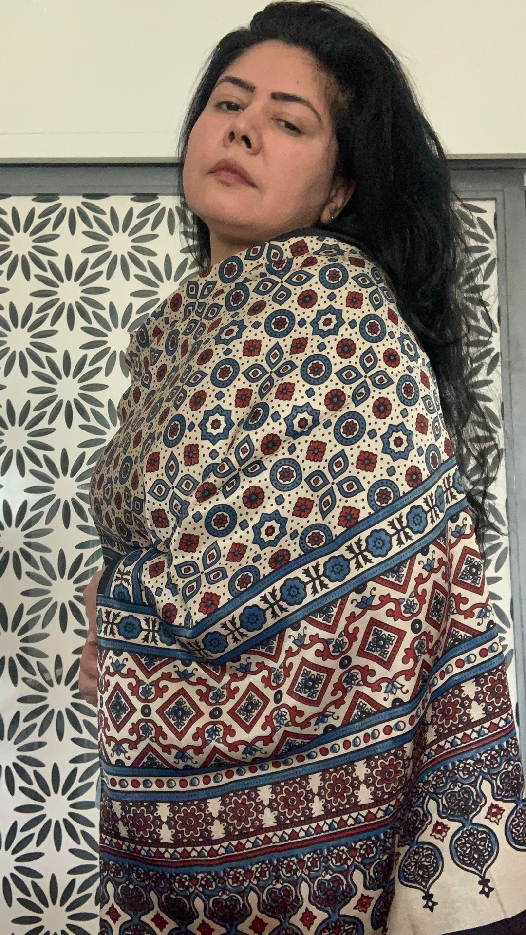 Shivka Designed Gajji Silk Stole