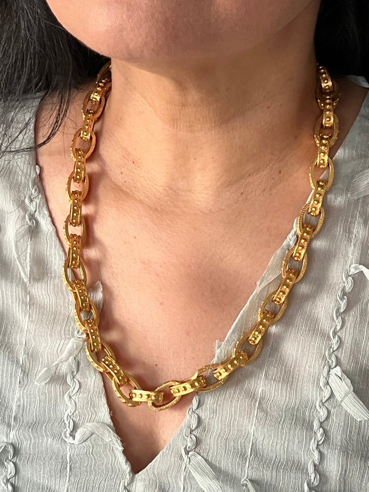 Solid Brass Chain Necklace