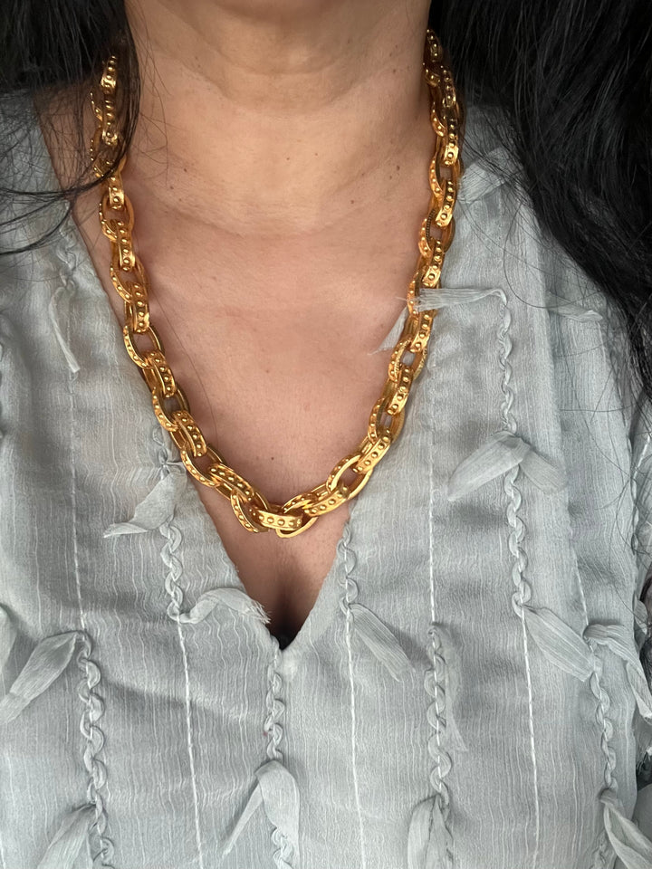 Solid Brass Chain Necklace