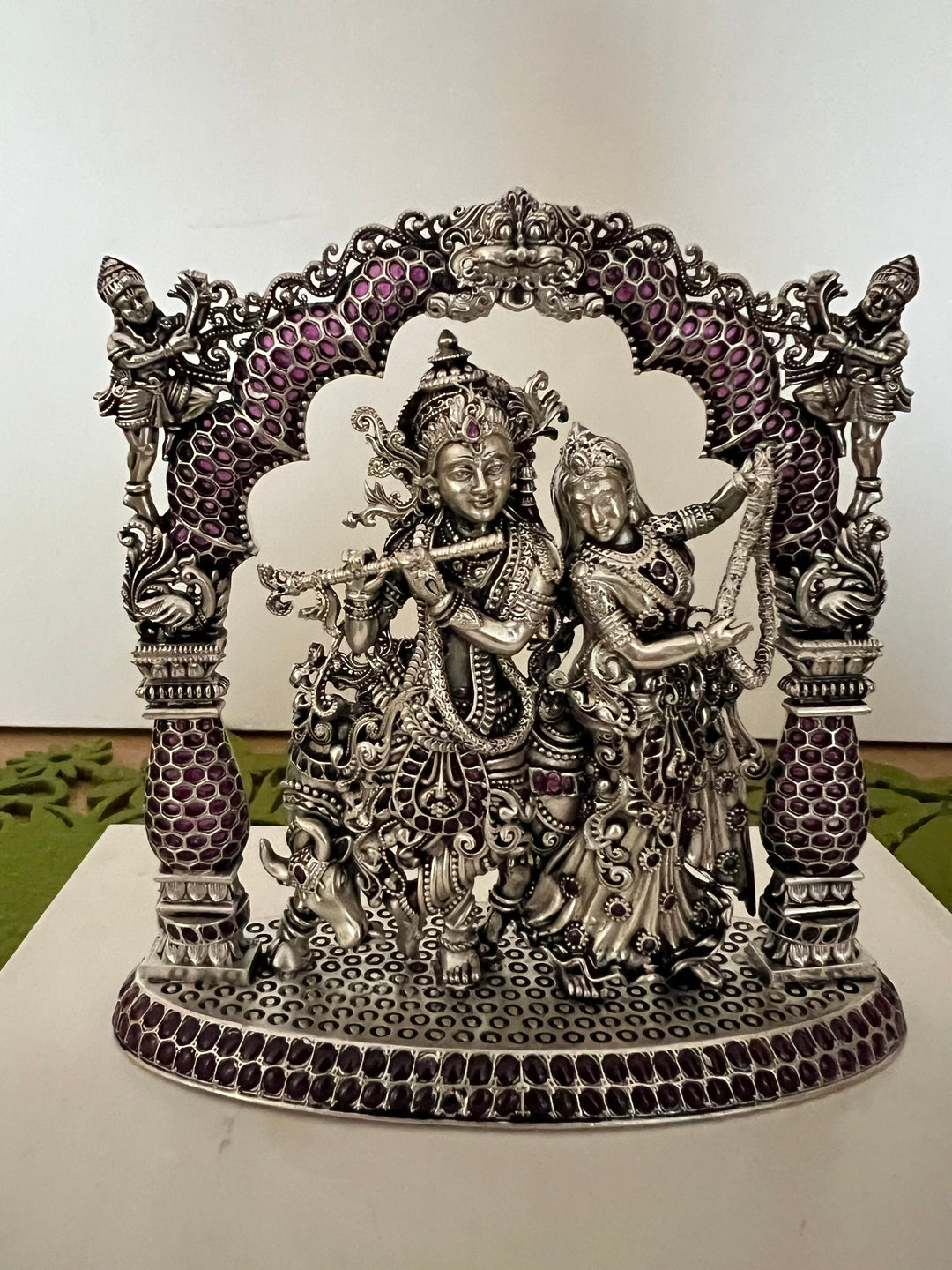 SHIVKA Divine Blessings - Handcrafted Radha Krishna Idol for Divine Love and Eternal Union