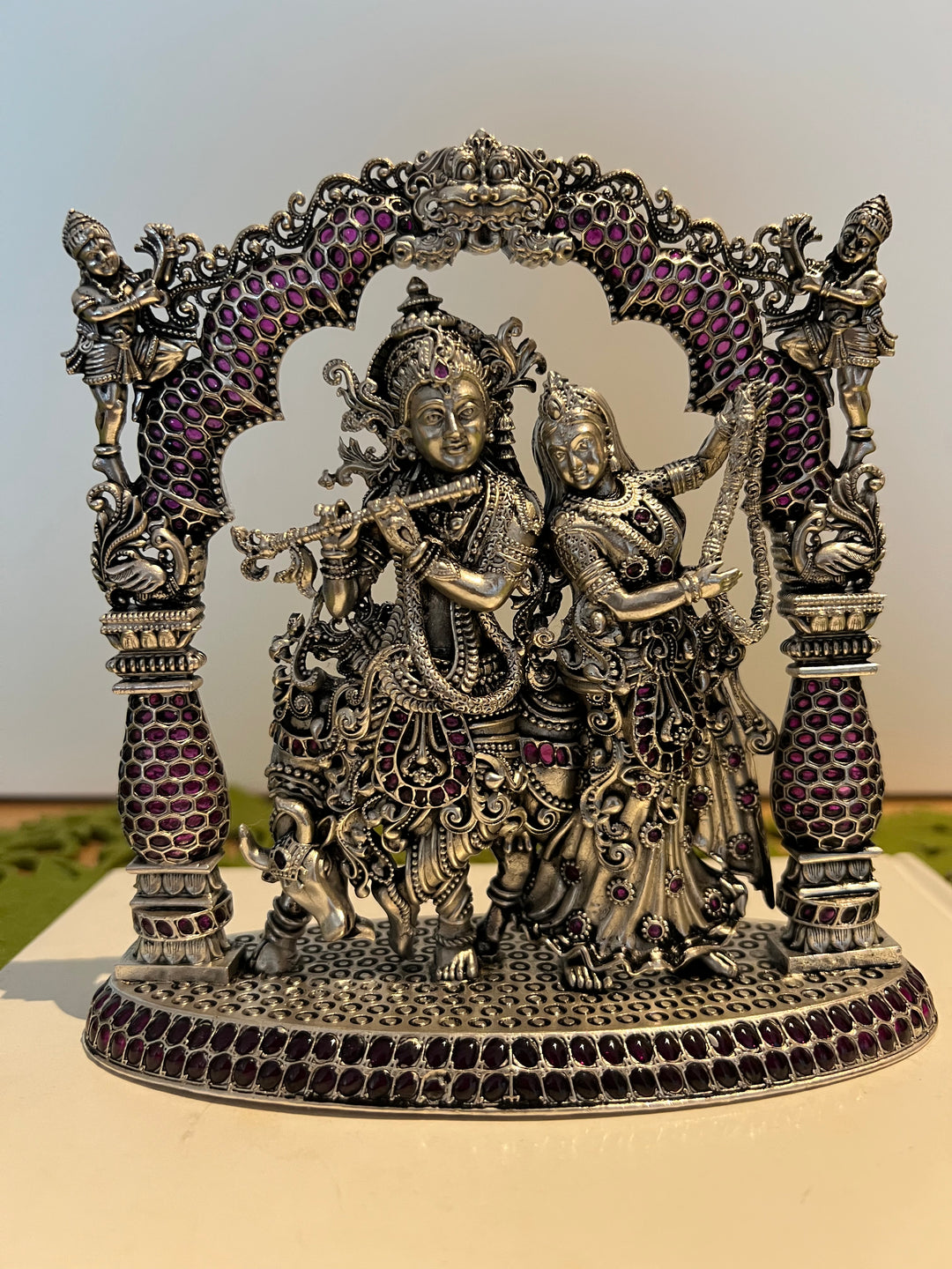 SHIVKA Divine Blessings - Handcrafted Radha Krishna Idol for Divine Love and Eternal Union