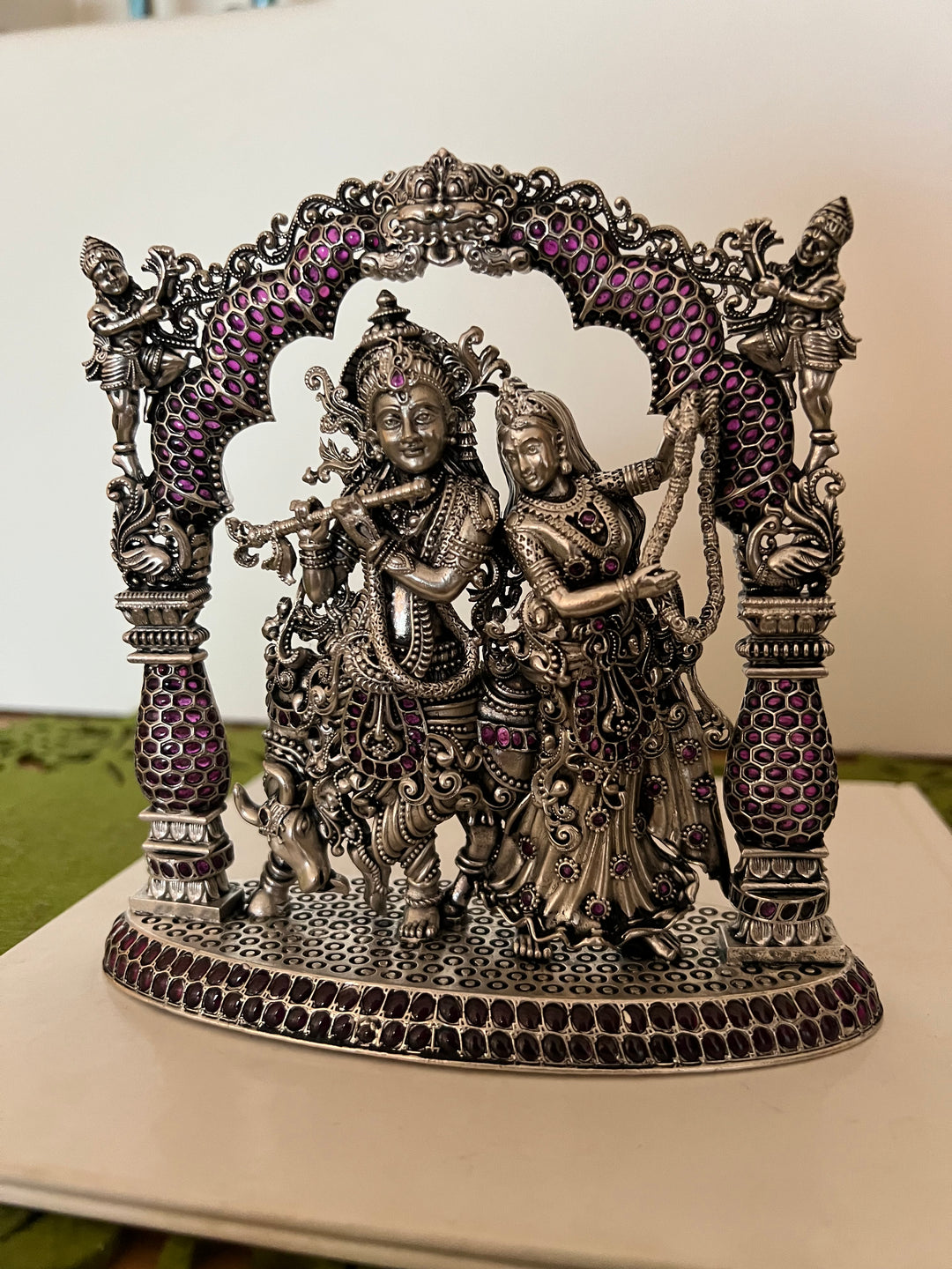 SHIVKA Divine Blessings - Handcrafted Radha Krishna Idol for Divine Love and Eternal Union