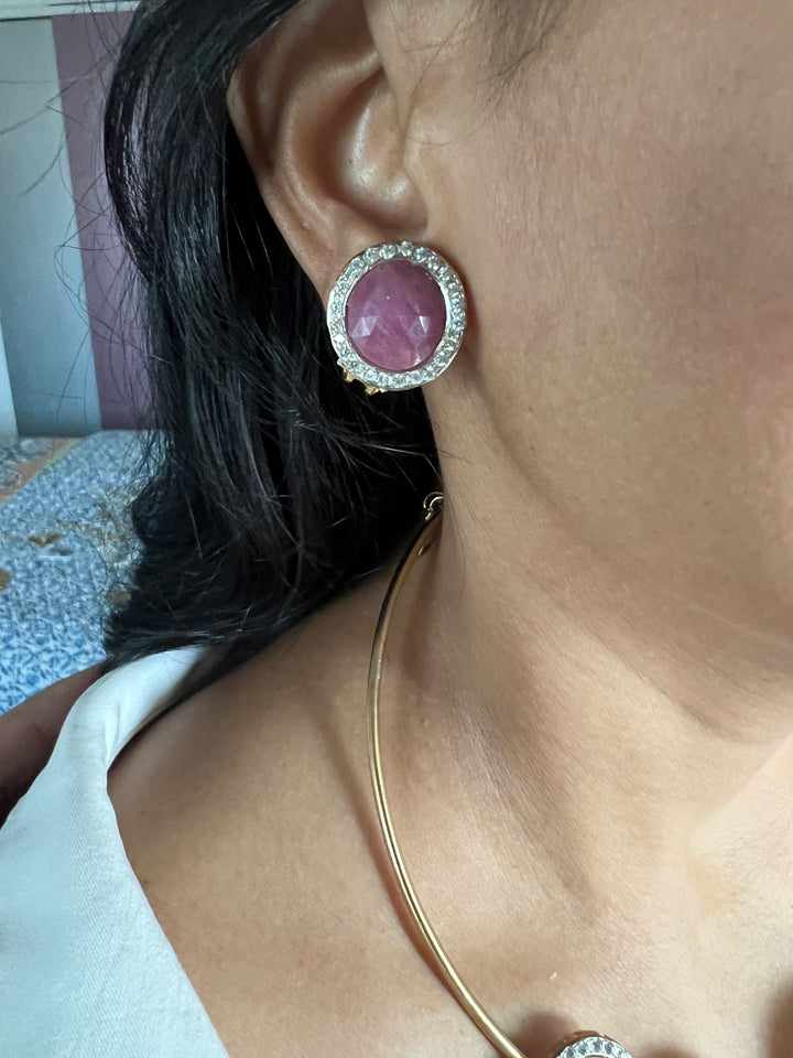 Multi Sapphire Hasli Necklace Set - Unmatched Quality and Style