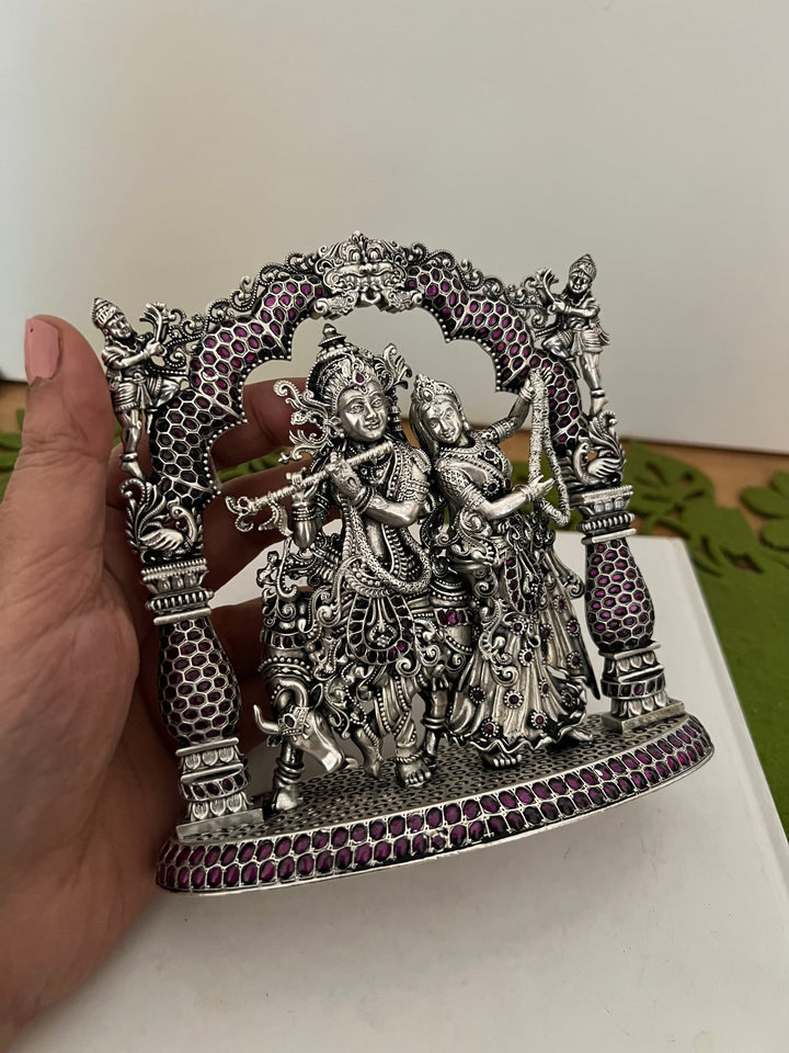 SHIVKA Divine Blessings - Handcrafted Radha Krishna Idol for Divine Love and Eternal Union