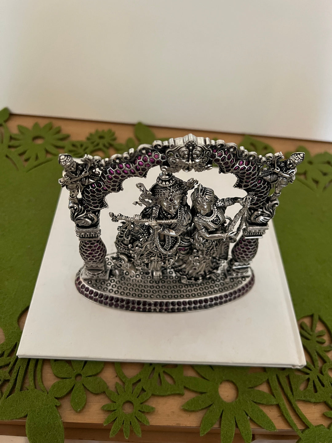 SHIVKA Divine Blessings - Handcrafted Radha Krishna Idol for Divine Love and Eternal Union