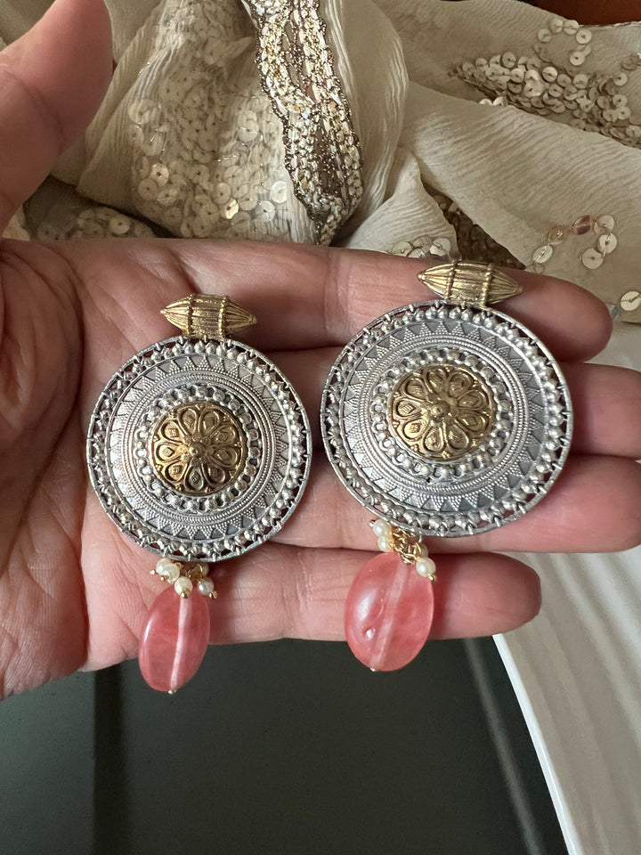 Natural Stone Drop Vintage Earrings - Premium Quality, Exquisite Craftsmanship