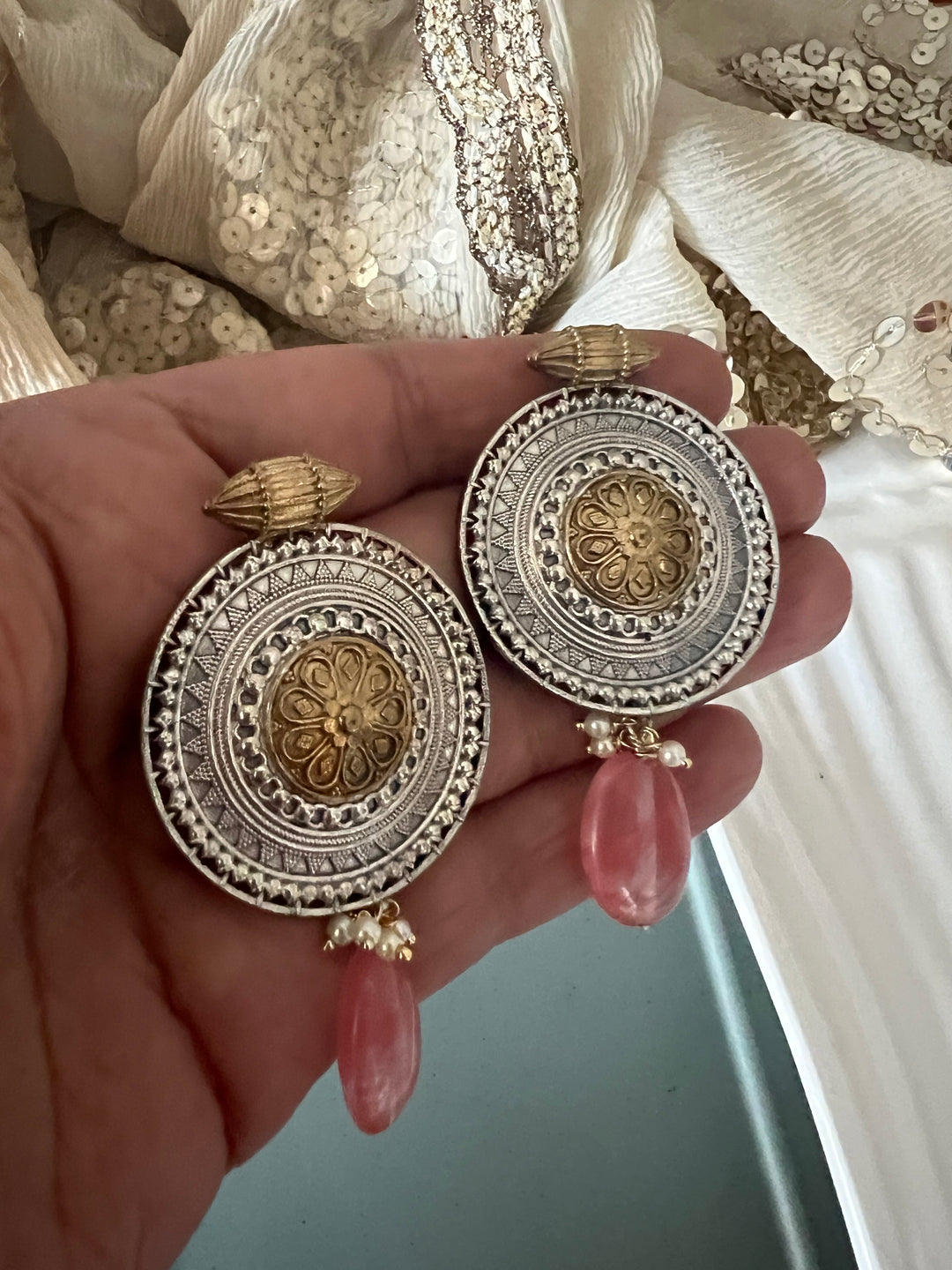 Natural Stone Drop Vintage Earrings - Premium Quality, Exquisite Craftsmanship