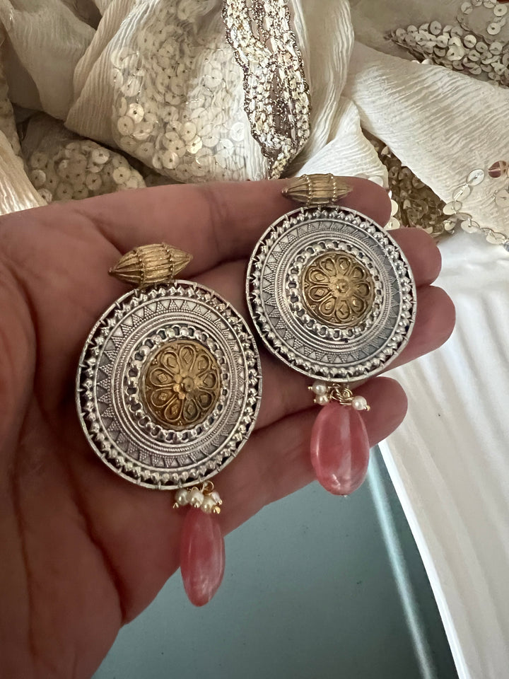 Natural Stone Drop Vintage Earrings - Premium Quality, Exquisite Craftsmanship