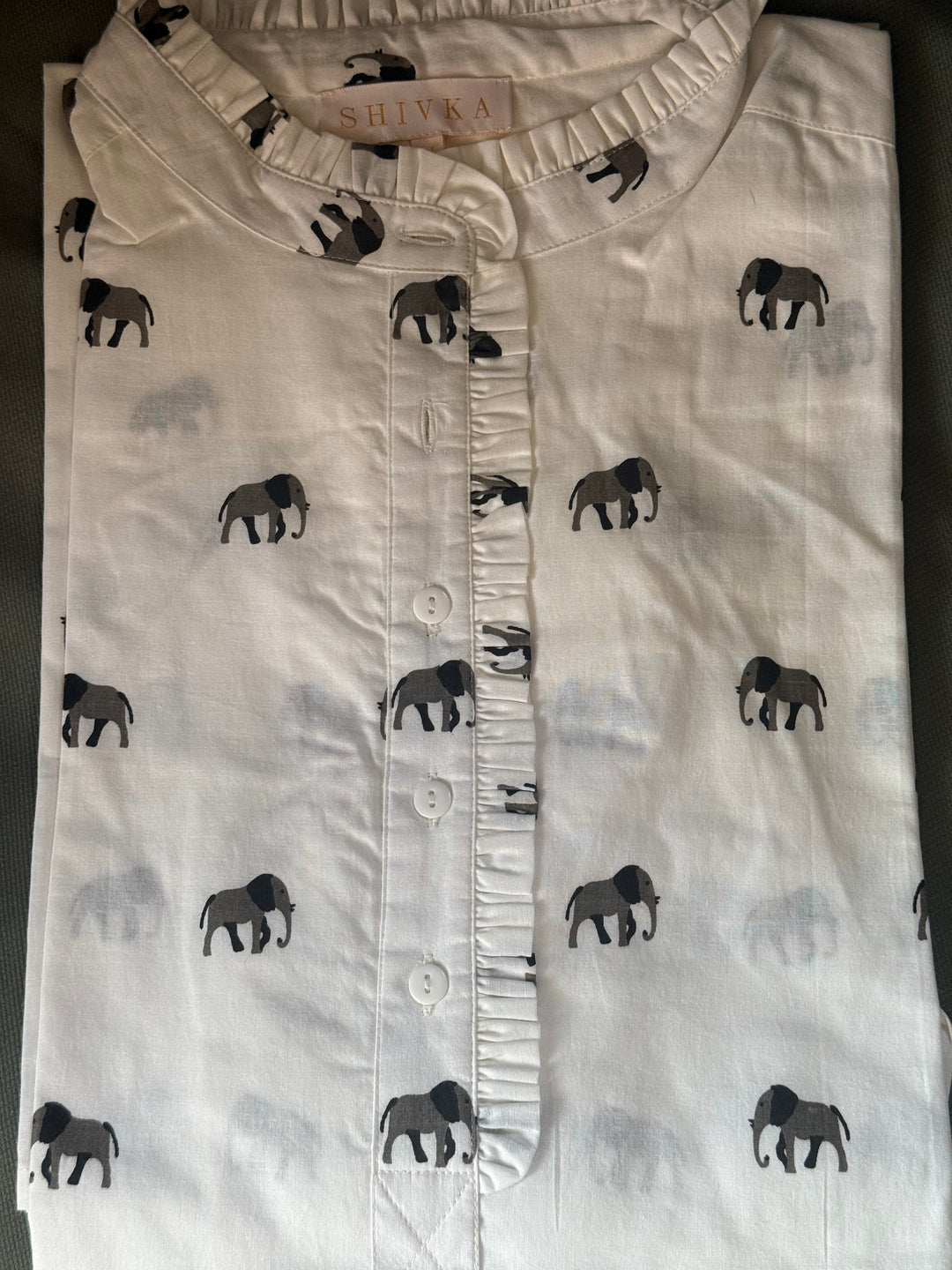 Indian Print Cotton Nightwear/ Handcrafted Nightwear / Loungewear