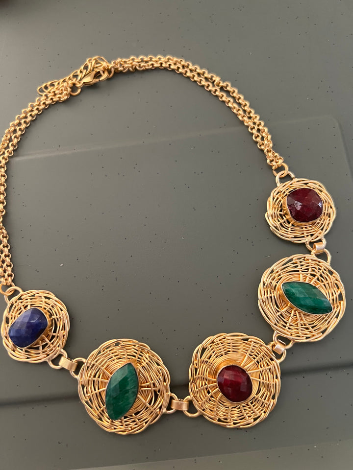 Statement Sapphire Necklace