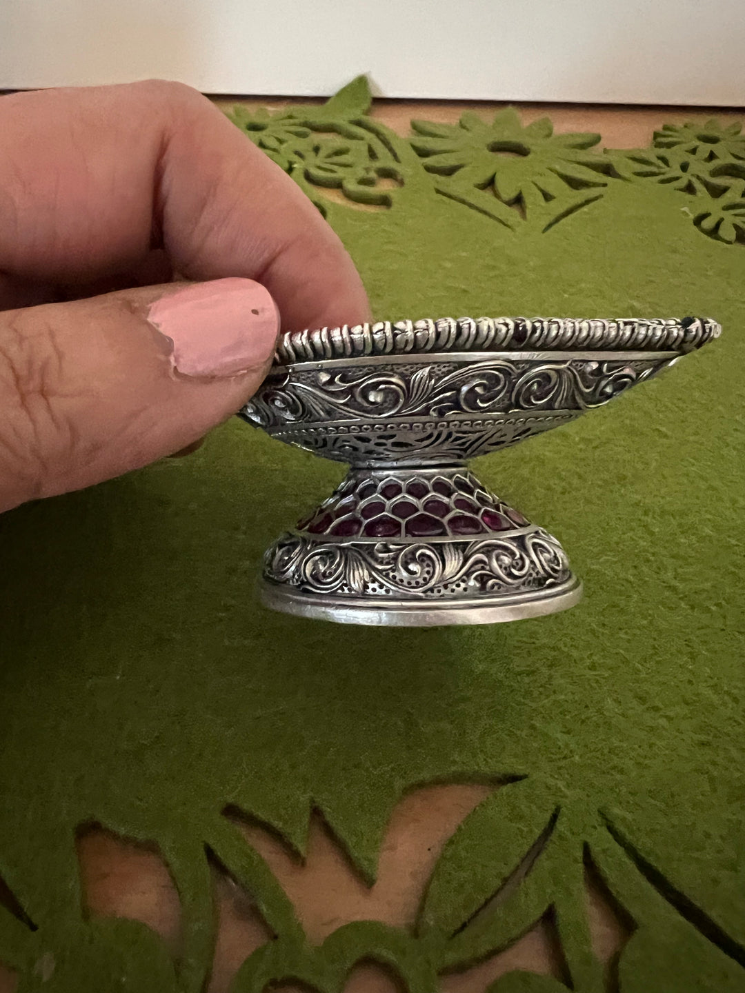 SHIVKA Divine Blessings - Handcrafted Diya (Lamp) for Spiritual Illumination and Sacred Radiance