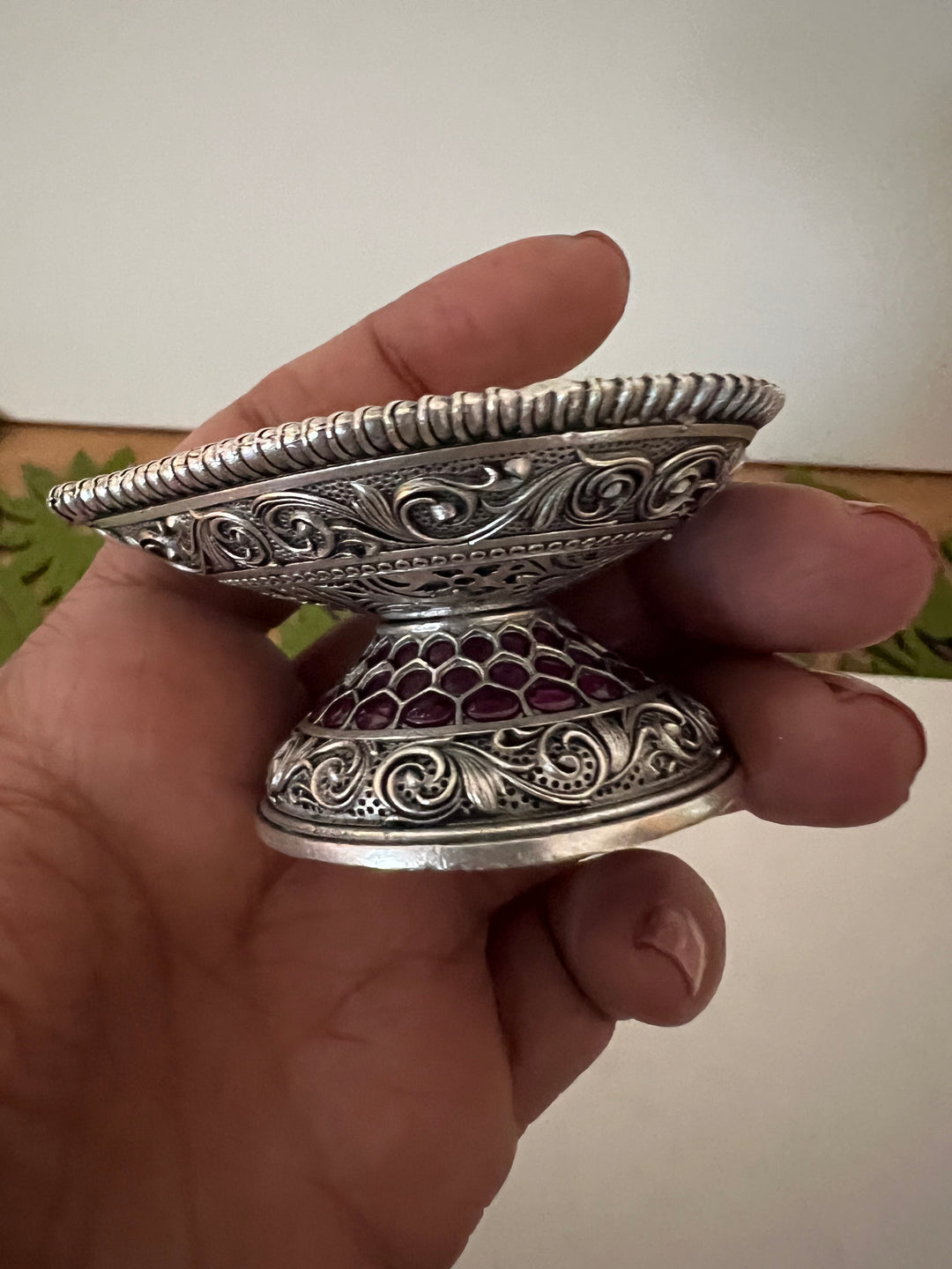 SHIVKA Divine Blessings - Handcrafted Diya (Lamp) for Spiritual Illumination and Sacred Radiance