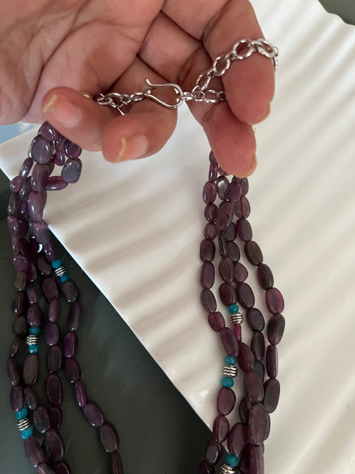 Exquisite Silver Handcrafted Fusion Pendant Necklace - Elevate Your Elegance