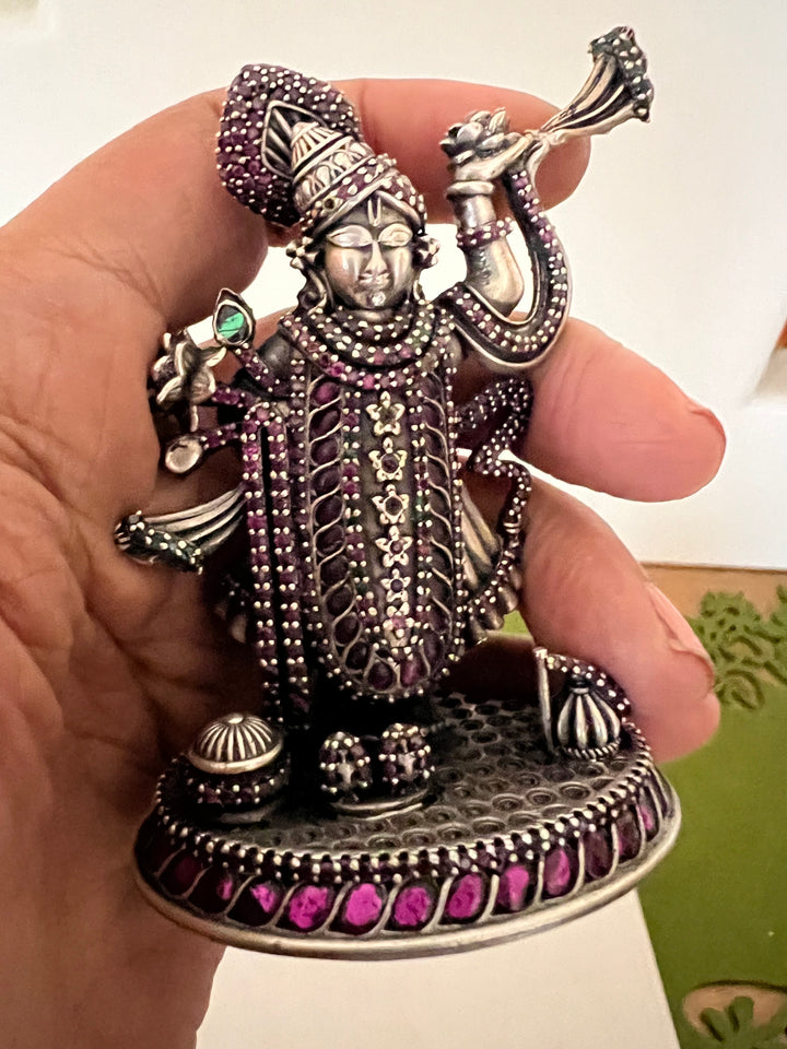 SHIVKA Divine Blessings - Handcrafted Srinath ji Idol for Divine Love and Devotion