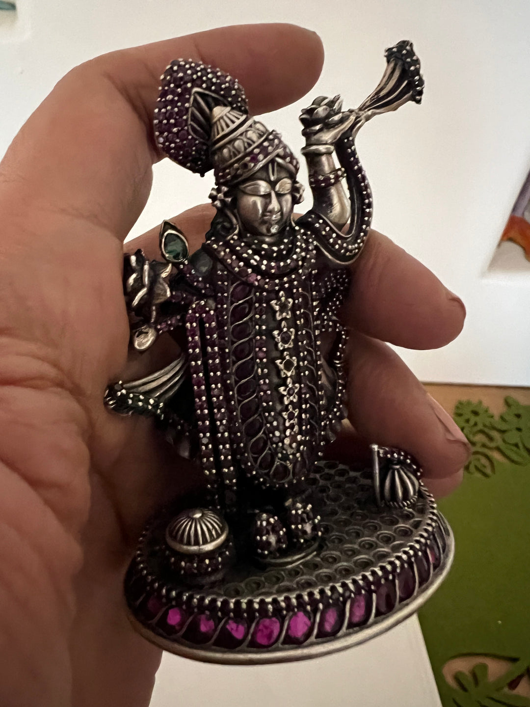 SHIVKA Divine Blessings - Handcrafted Srinath ji Idol for Divine Love and Devotion