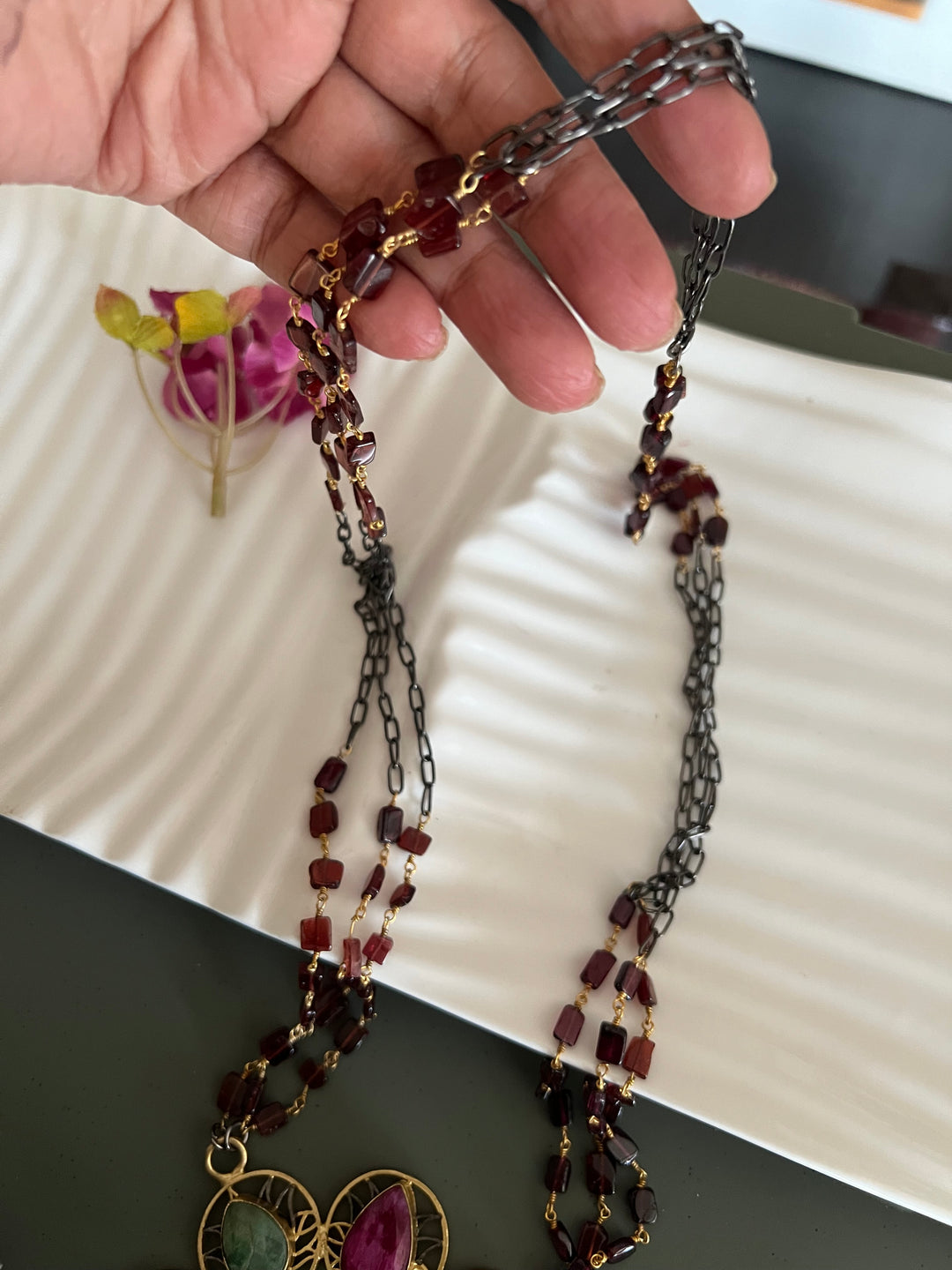 Statement Natural Sapphire Pendant Necklace - Elevate Your Elegance