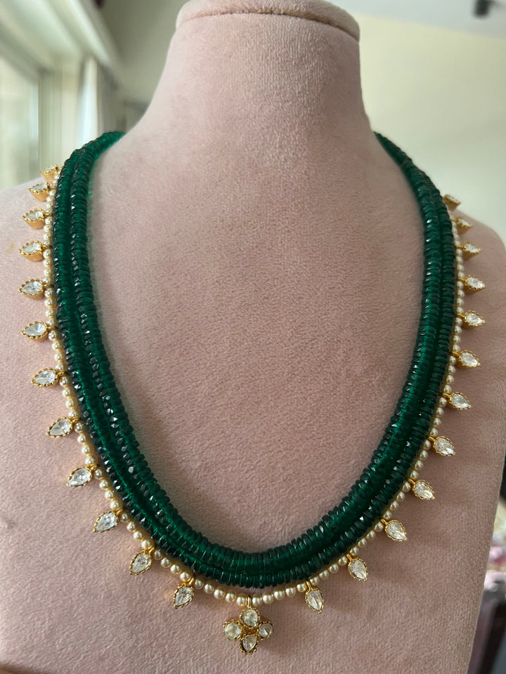 Statement Polki Kundan Necklace - Premium Quality, Handcrafted Elegance